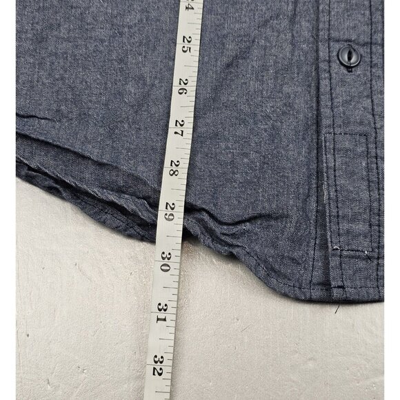 Staple Shirt Mens‎ XL Blue Chambray Long Sleeve Button Down Pigeon Industry. - Picture 6 of 8